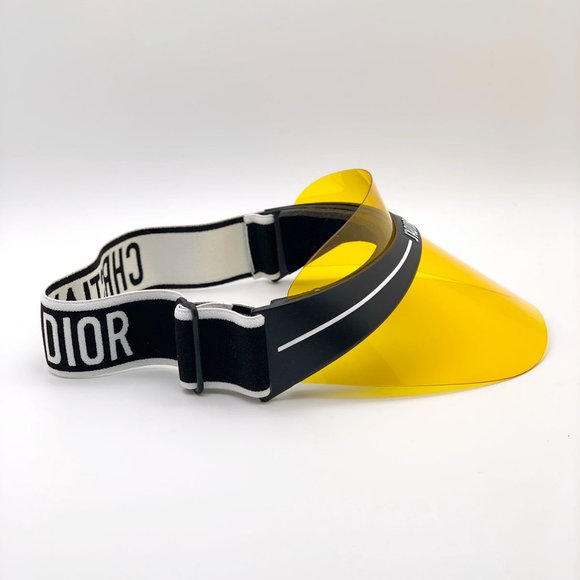 💯 NEW DIOR CLUB 1 OTL Yellow Visor Hat DIORClub1 - Picture 6 of 15